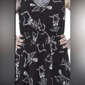 Sourpuss Dancing Skeleton Dress